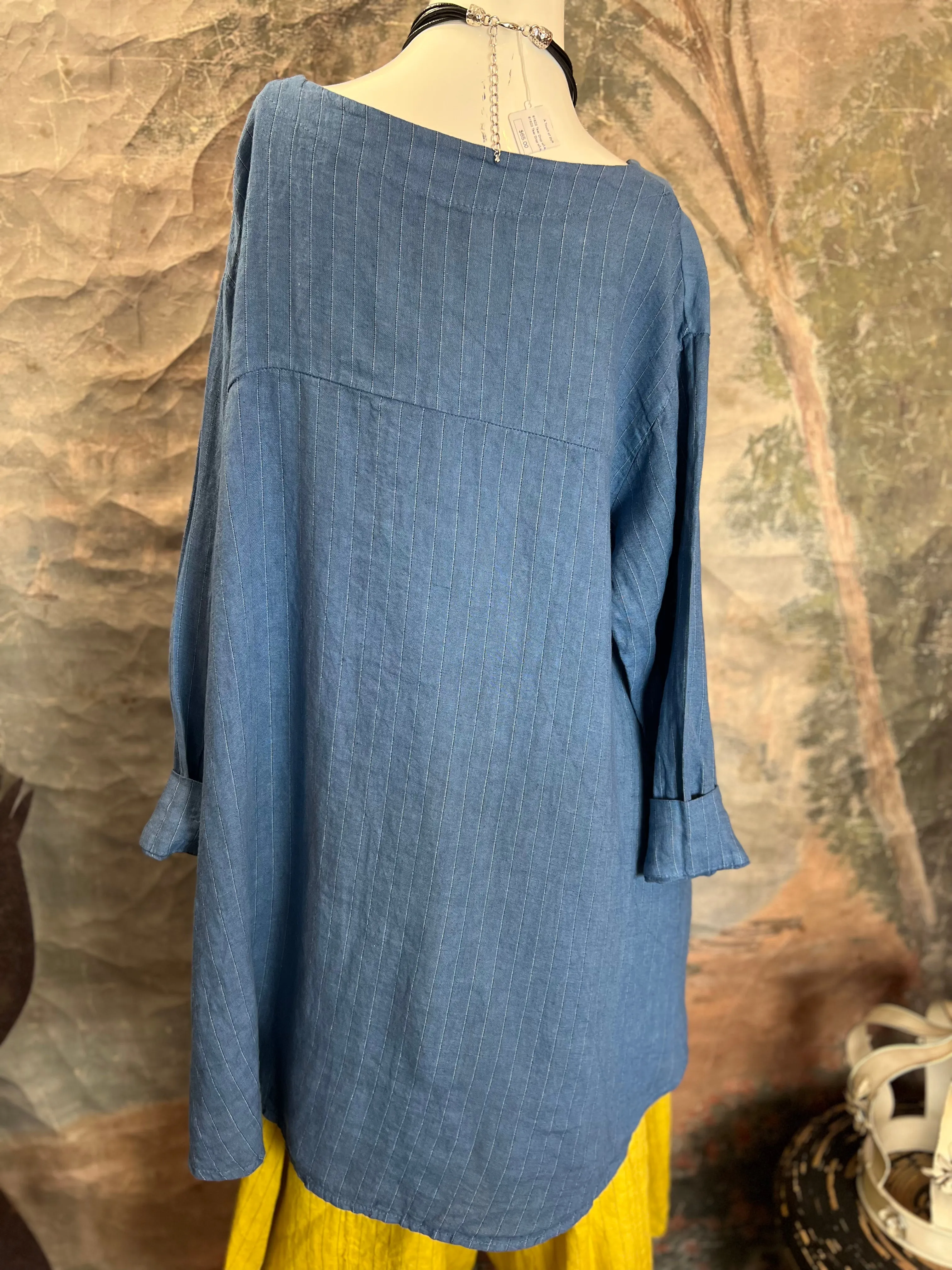 91590 Thin Stripe HiLow Top