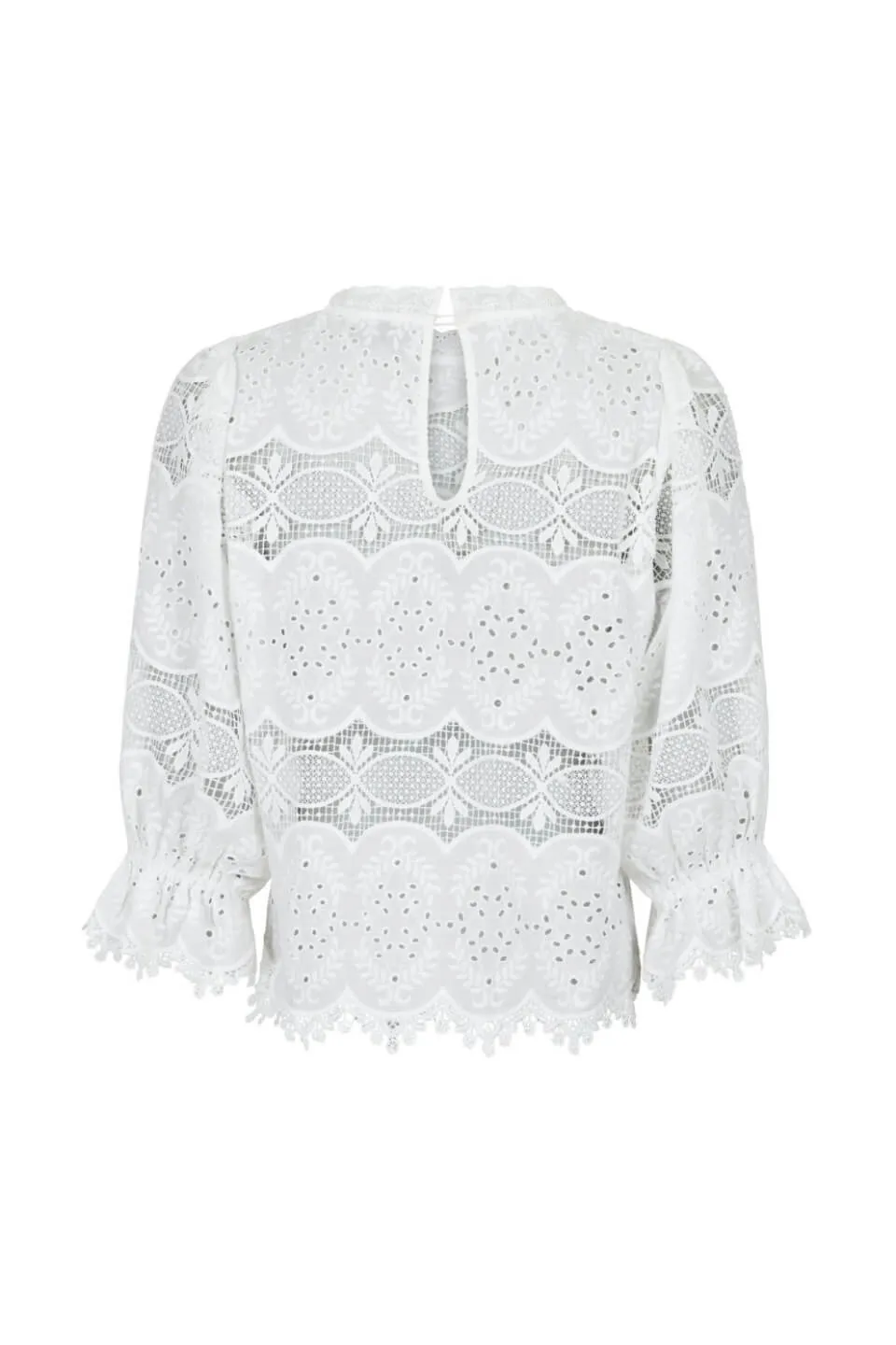 Adela Broderie Blouse