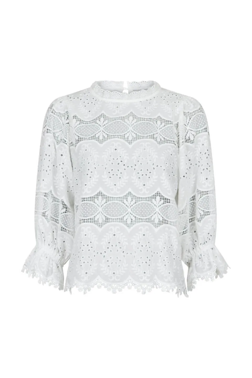 Adela Broderie Blouse