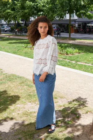 Adela Broderie Blouse