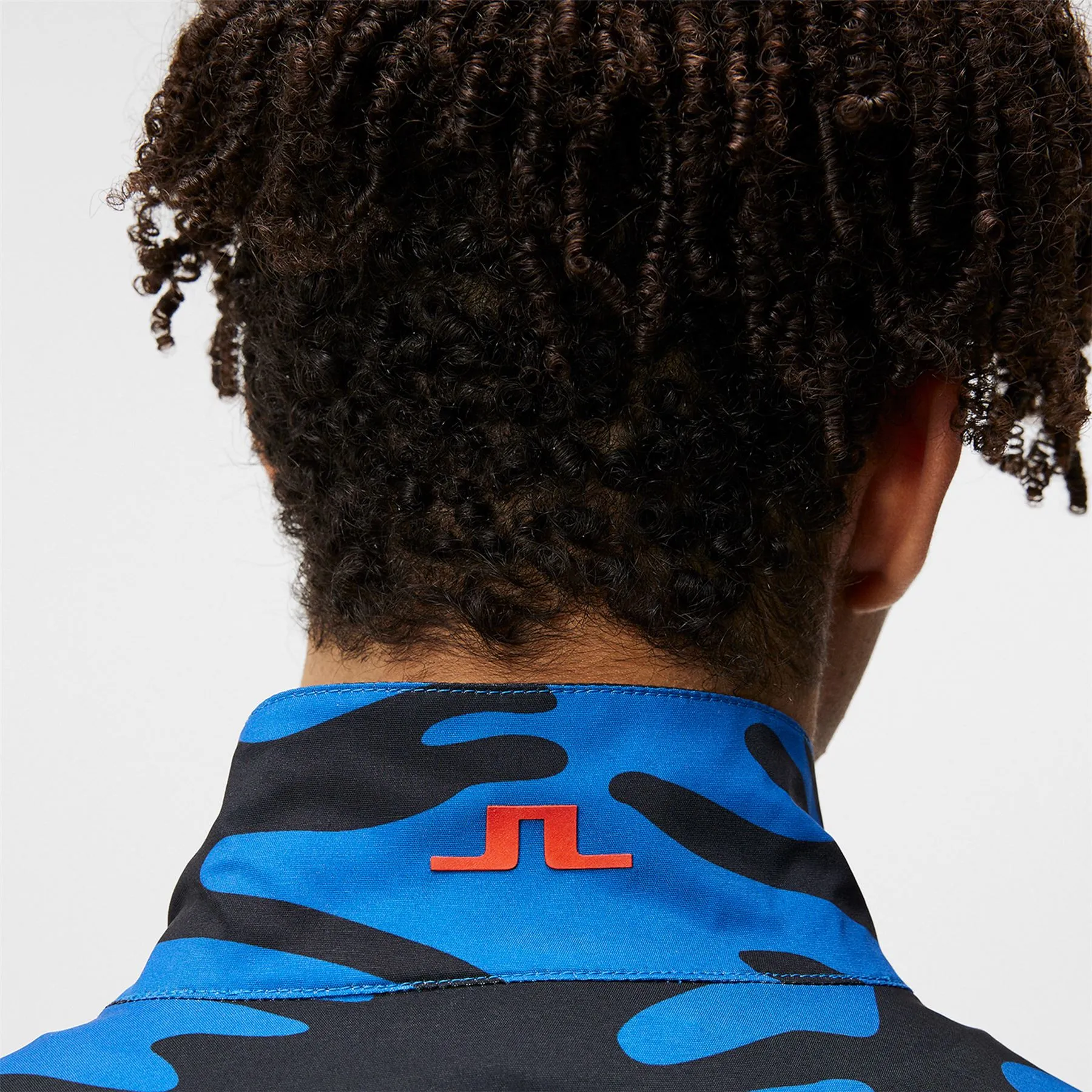 Ash Stretch Light Packable Print Vest Neptune Nautical Blue - SS24
