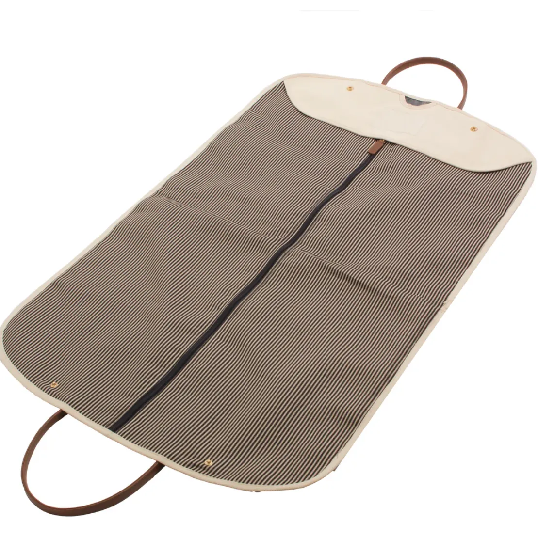 Brouk & Co Original Off White Stripe Garment Bag