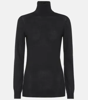 Cashmere sweater Piuma LORO PIANA, black