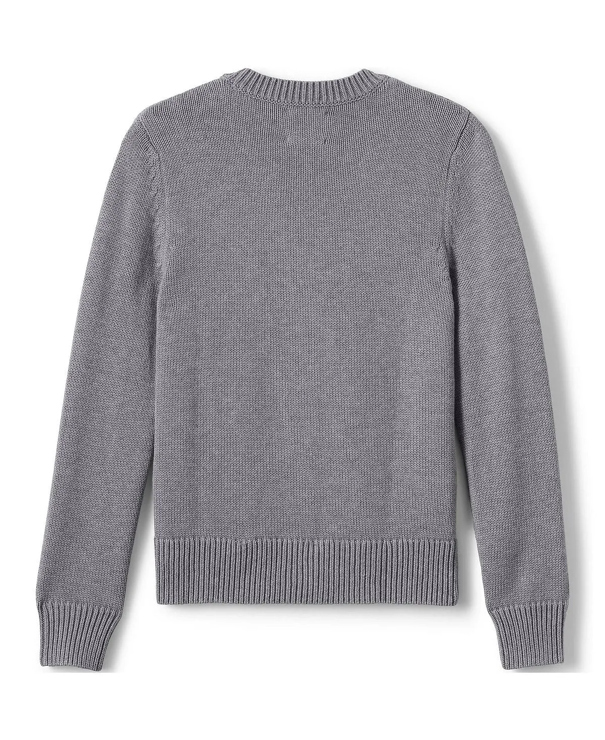 Children's school uniform for boys Lands' End modal button front cotton sweater