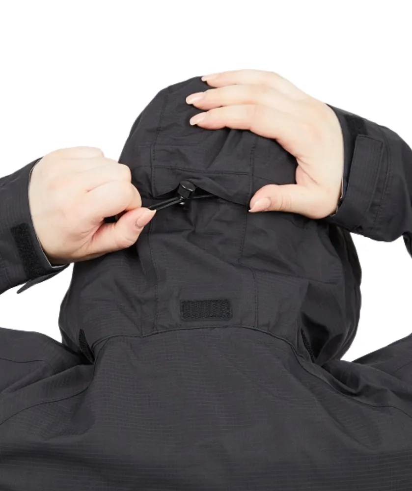 CLEARANCE - XTM Feathertop shell women's plus size rain Jacket Black Sizes 16-22 & 28