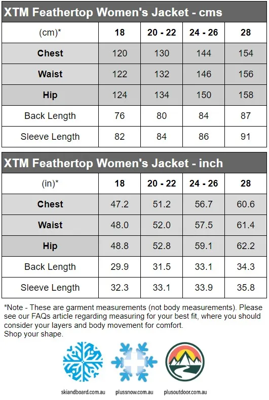 CLEARANCE - XTM Feathertop shell women's plus size rain Jacket Black Sizes 16-22 & 28