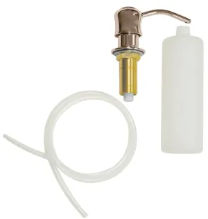Danco 10040 Soap Dispenser with Curved Nozzle, Metal, Brushed Nickel :CD 1: QUANTITY: 1