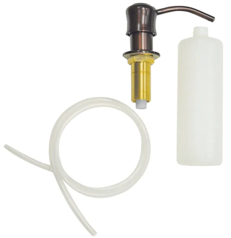 Danco 10042B Soap Dispenser with Nozzle, 12 oz Capacity, Metal/Plastic, Oil-Rubbed Bronze :CD 1: QUANTITY: 1