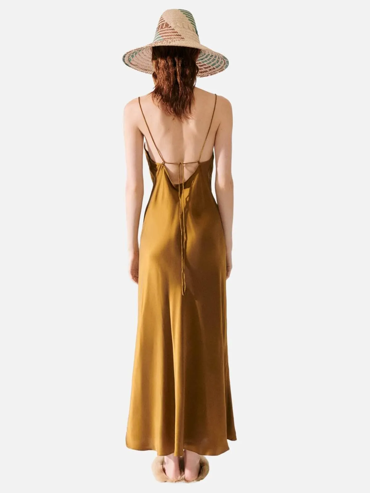 Deco Rouleau Dress - Drought