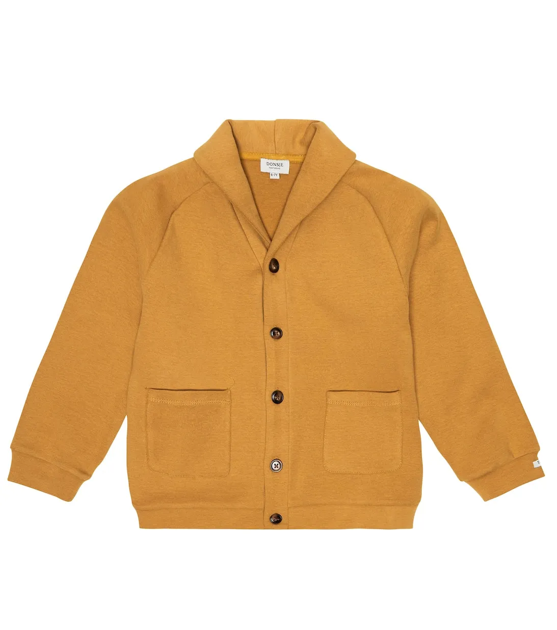 Donsje cotton blend Skief cardigan, brown