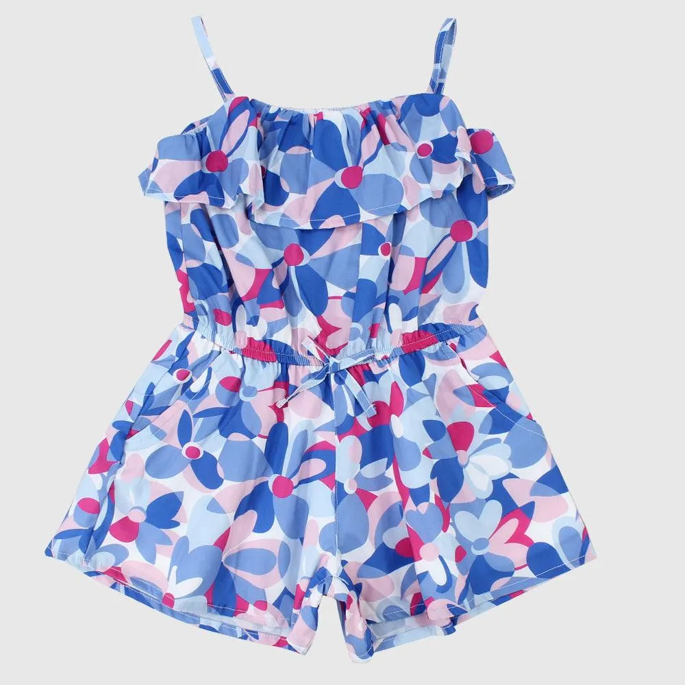 Floral Short Jumpsuit