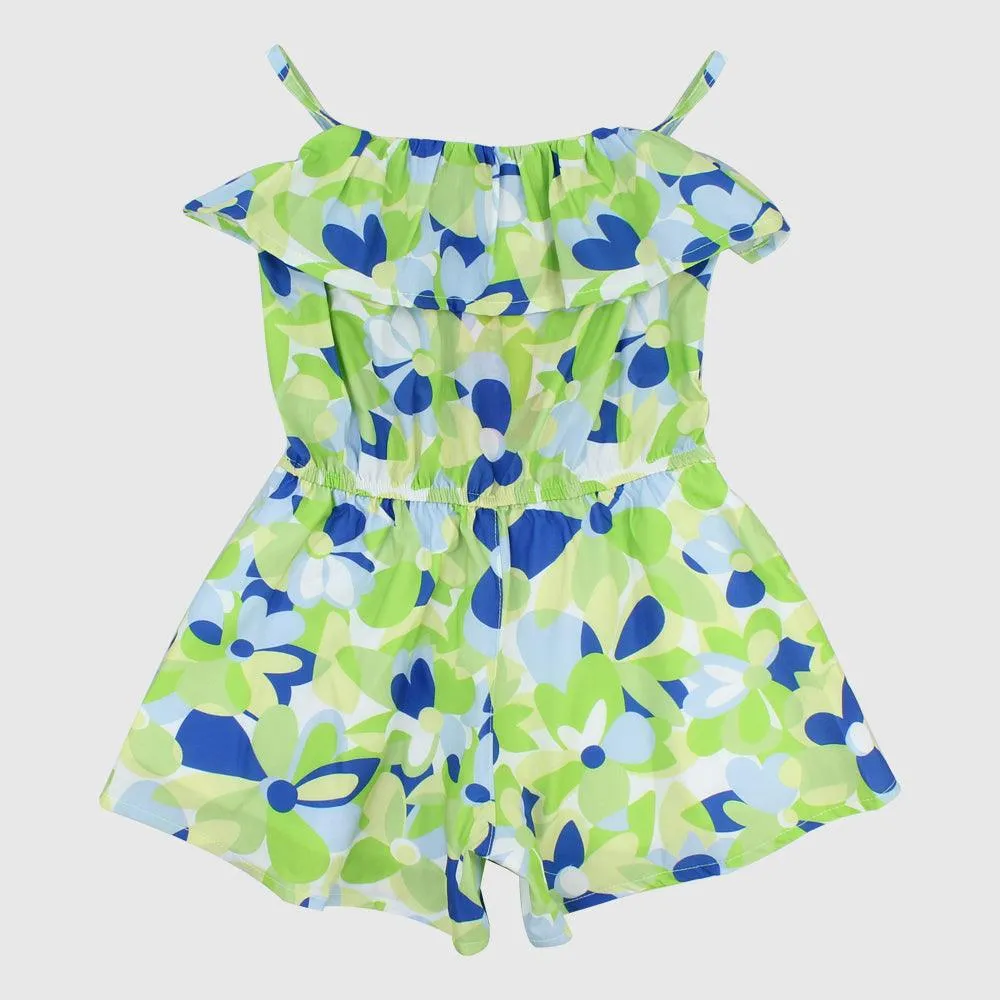 Floral Short Jumpsuit