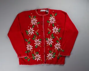 Flowers And Vines-Small Christmas Sweater