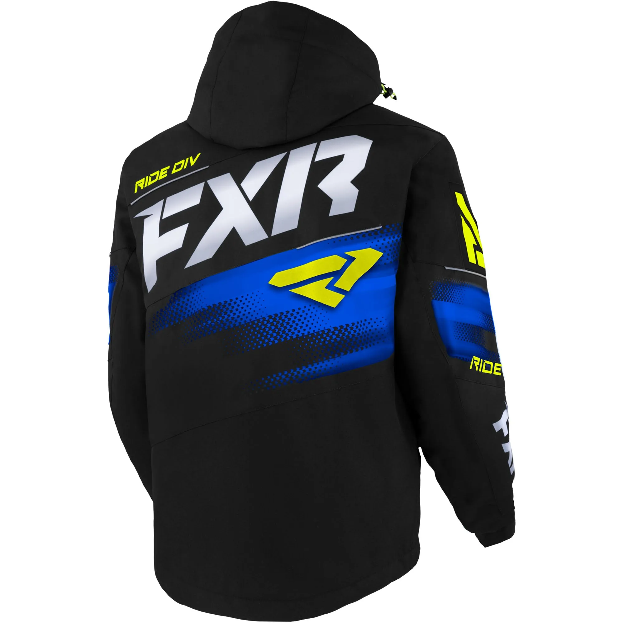 FXR Boost FX 2-IN-1 Snowmobile Jacket Black/Blue/HiVis