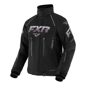 FXR  Womens Adrenaline Snowmobile Jacket Winter Snowproof Black Muted Grape Fade