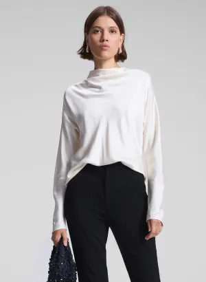 Georgia Embellished Satin Top