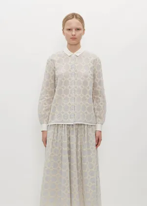Hahaha Silk and Cotton Blouse