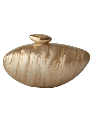 High Fashion Egg Shape Acrylic Clutch Bag For Women