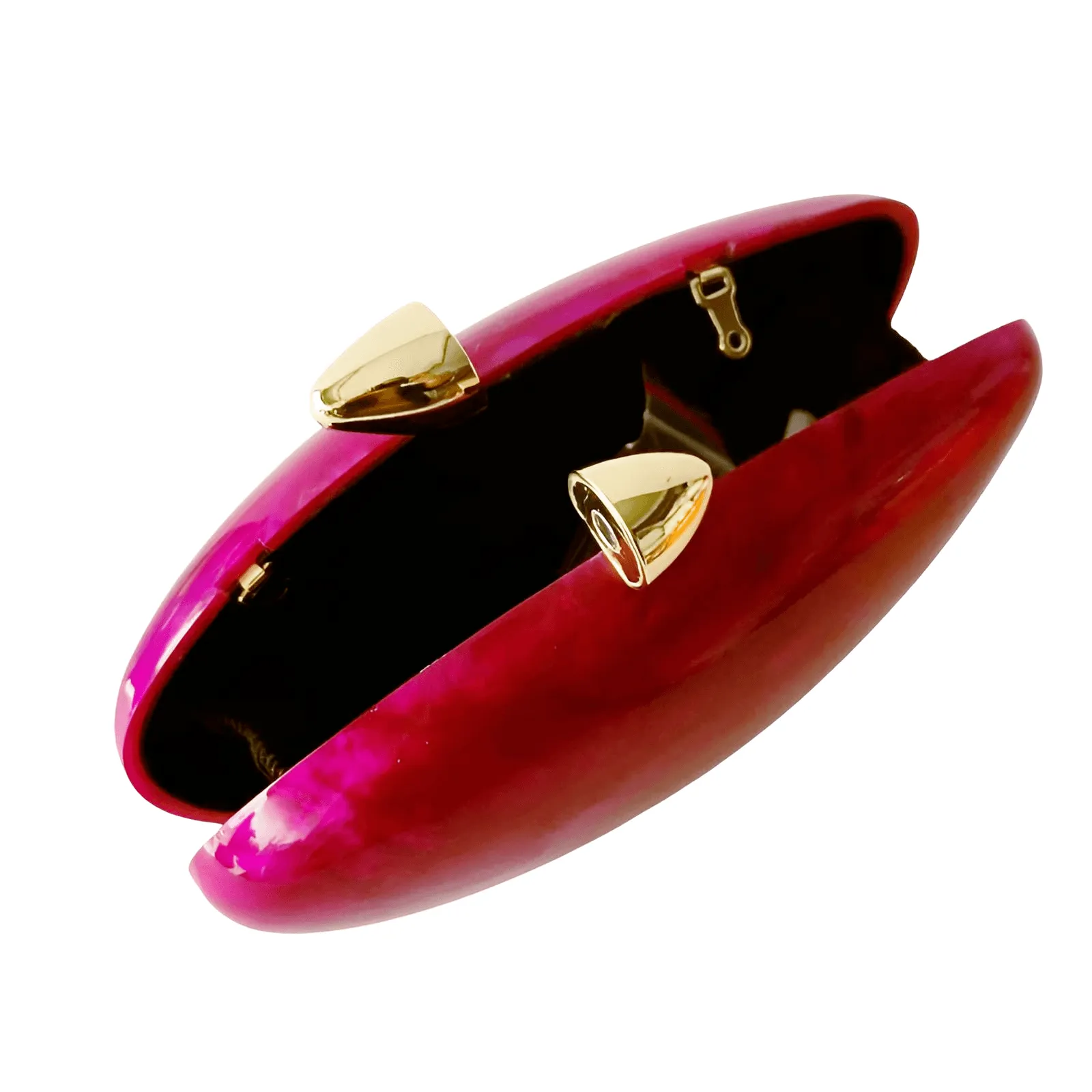 High Fashion Egg Shape Acrylic Clutch Bag For Women