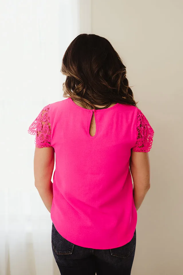 Kate Lace Sleeve Top