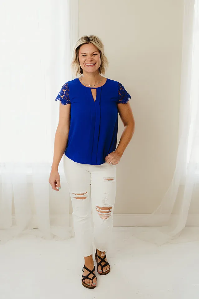 Kate Lace Sleeve Top