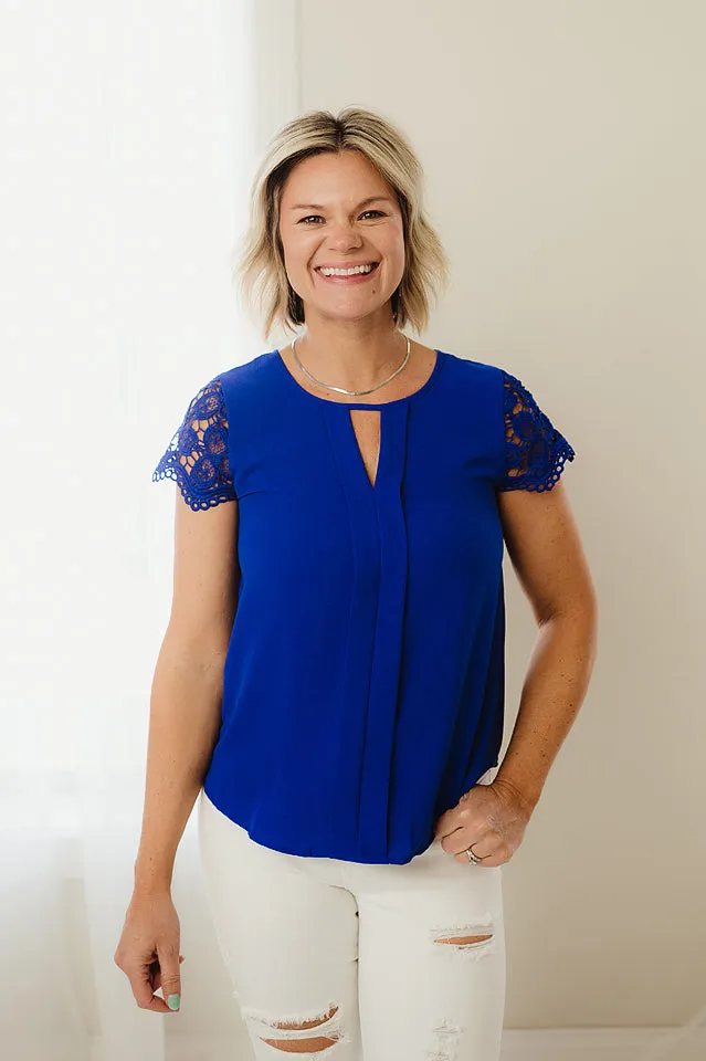 Kate Lace Sleeve Top