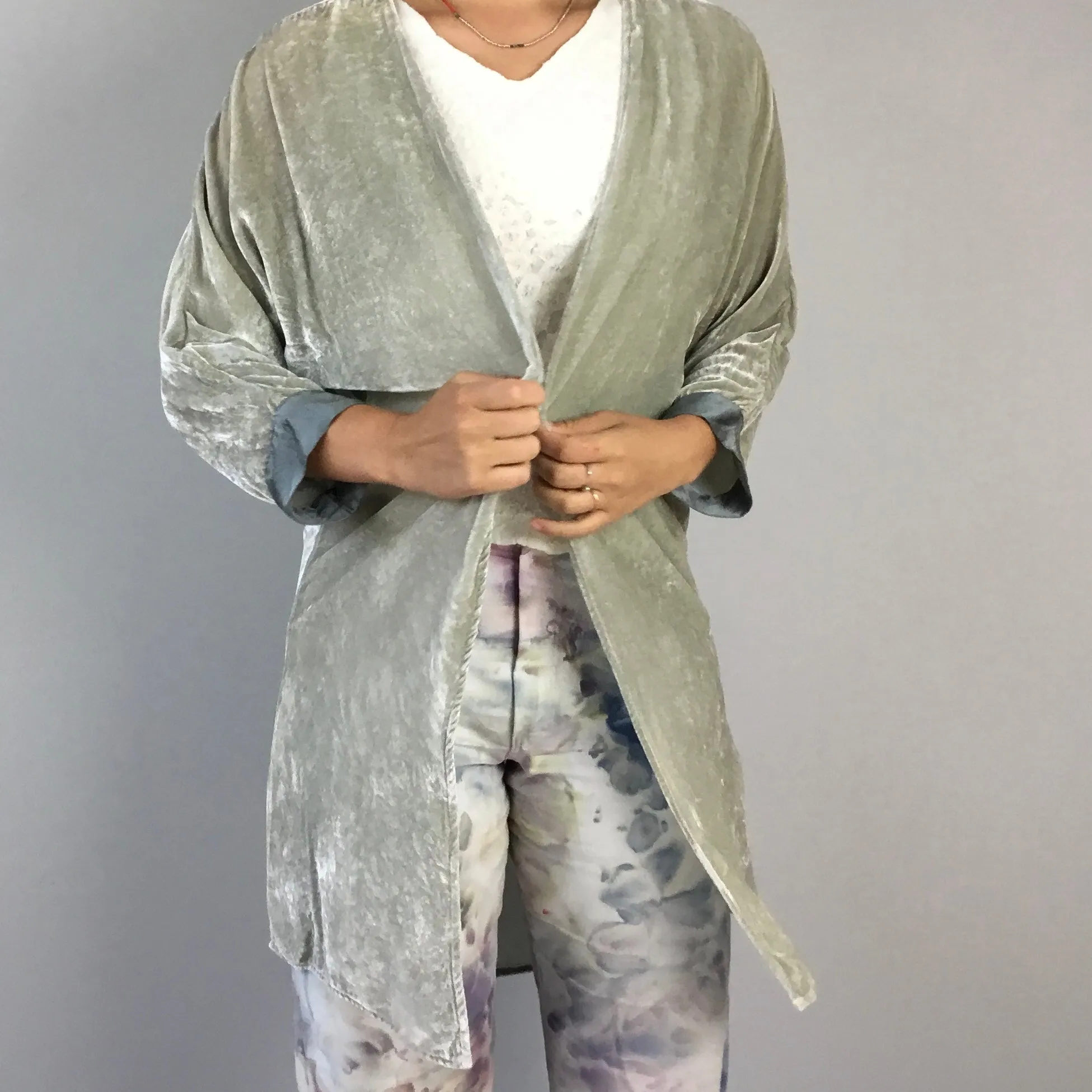 Kimono Duster - Gray