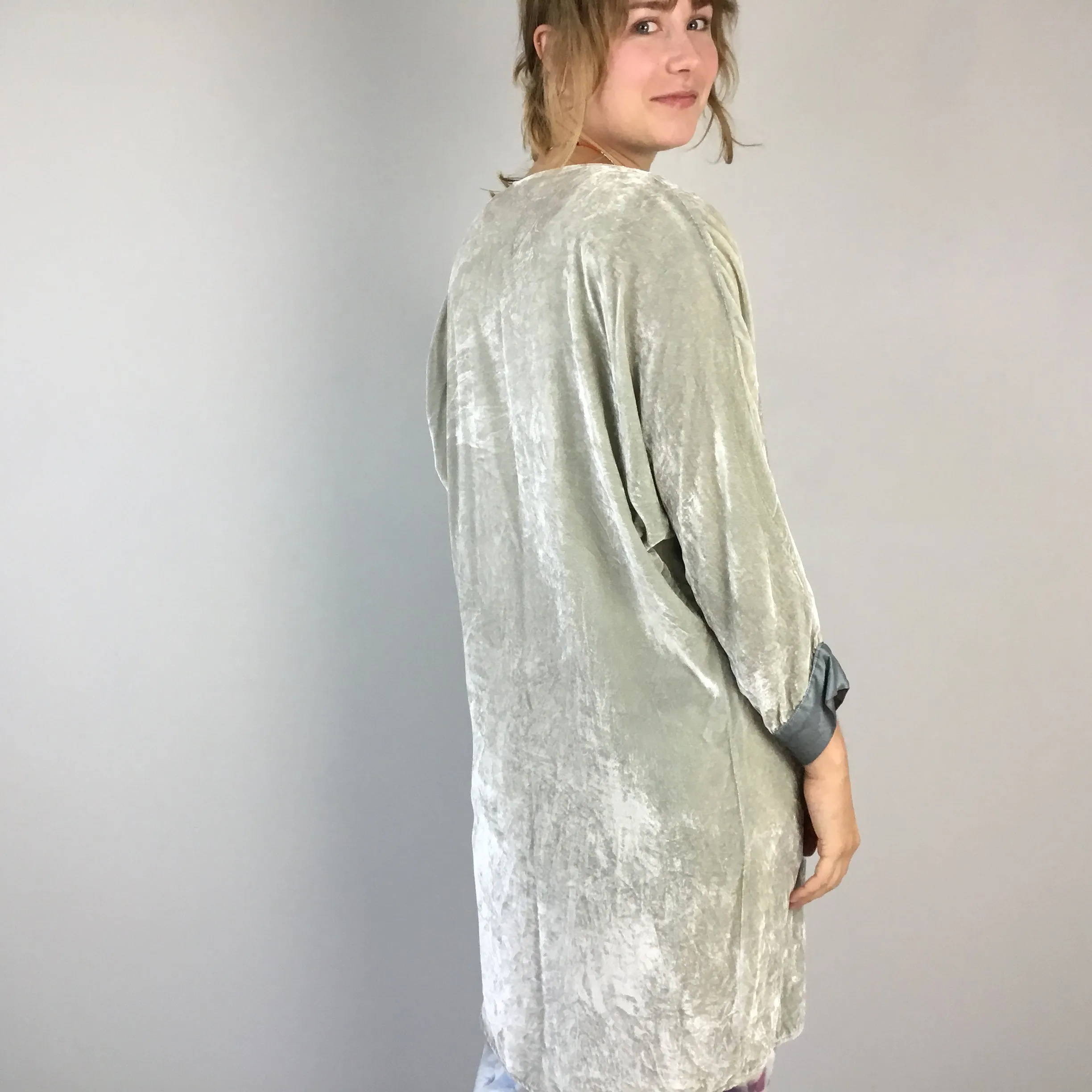 Kimono Duster - Gray