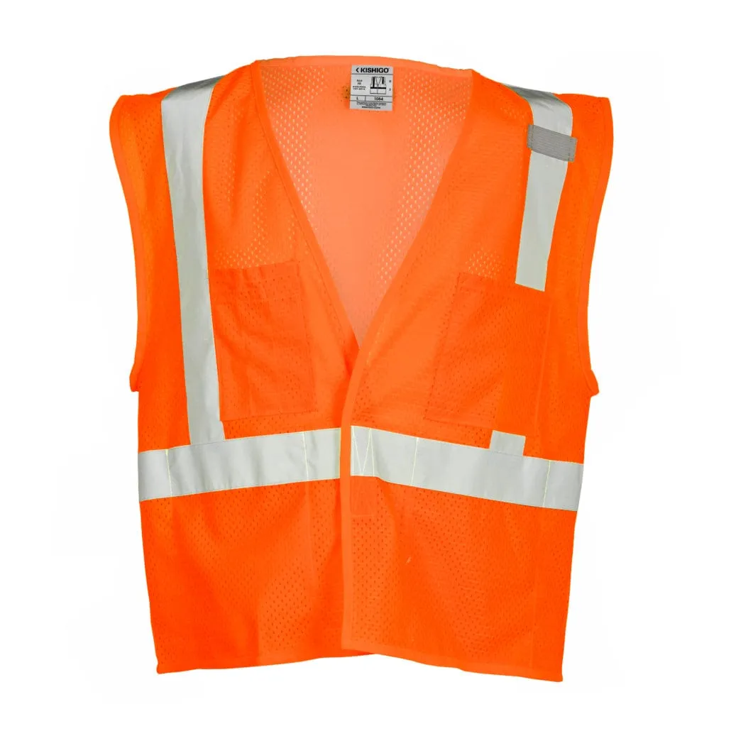 Kishigo ANSI Class 2 Ultra-Cool 4 Pocket Hi-Vis Safety Vest