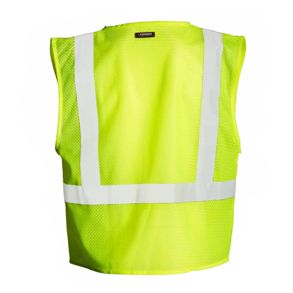 Kishigo ANSI Class 2 Ultra-Cool 4 Pocket Hi-Vis Safety Vest