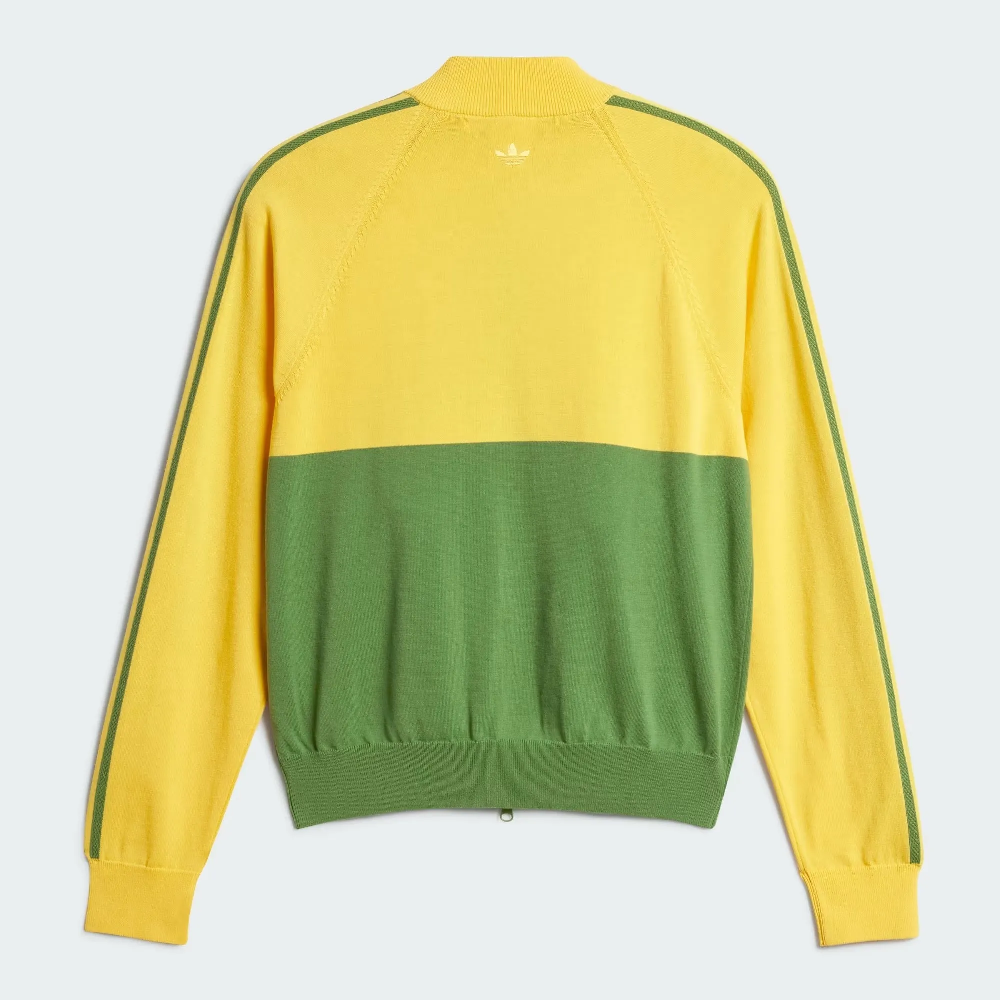 Knit Track Top - Bold Gold/Crew Green