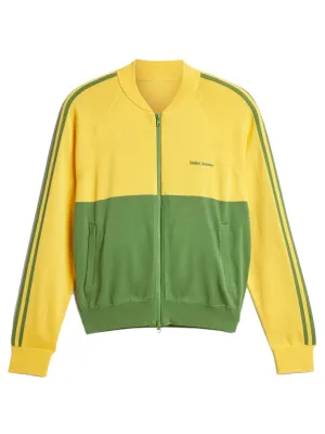 Knit Track Top - Bold Gold/Crew Green