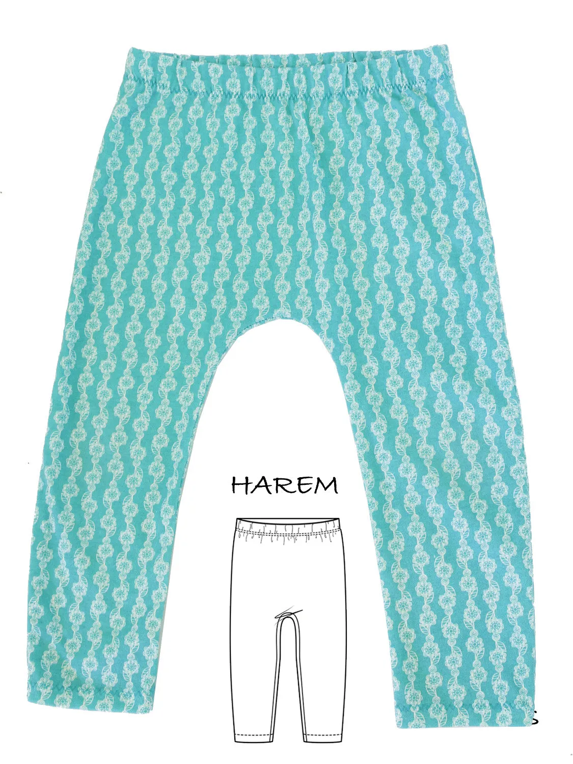 Leggings - Harem - HENLEY (0-6T)