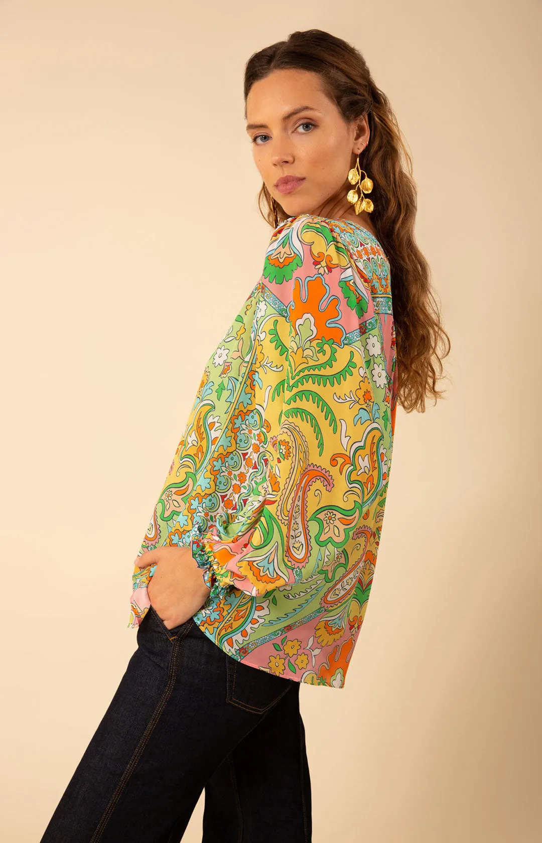 Leila Silk Top