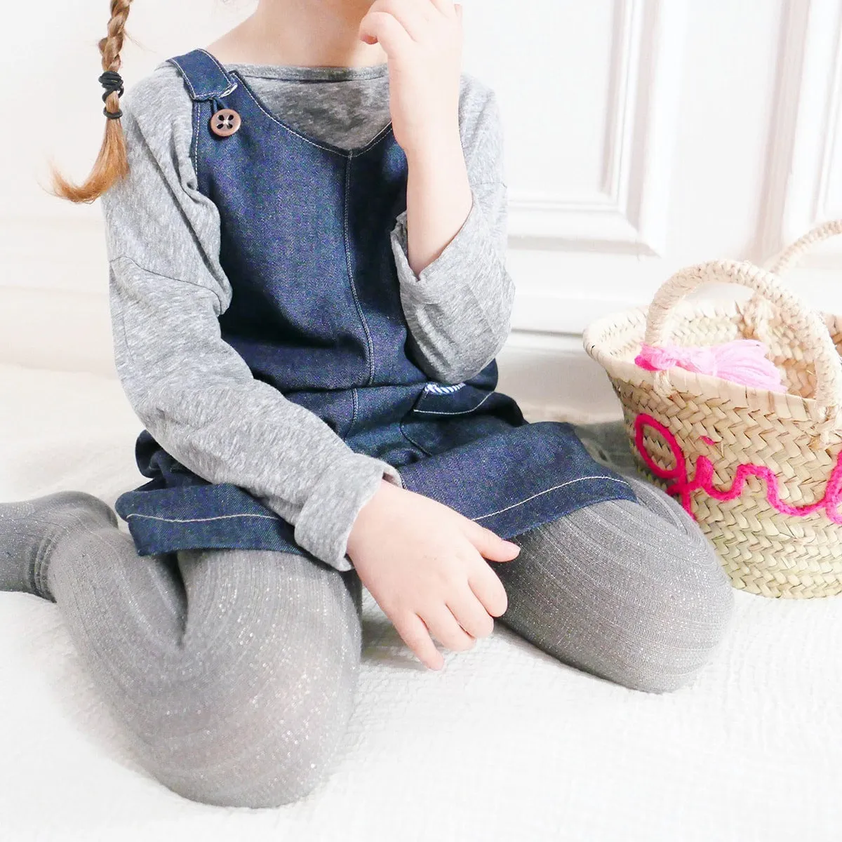 LONDON Dress & Short Overalls - Girl 6-4Y - Paper Sewing Pattern