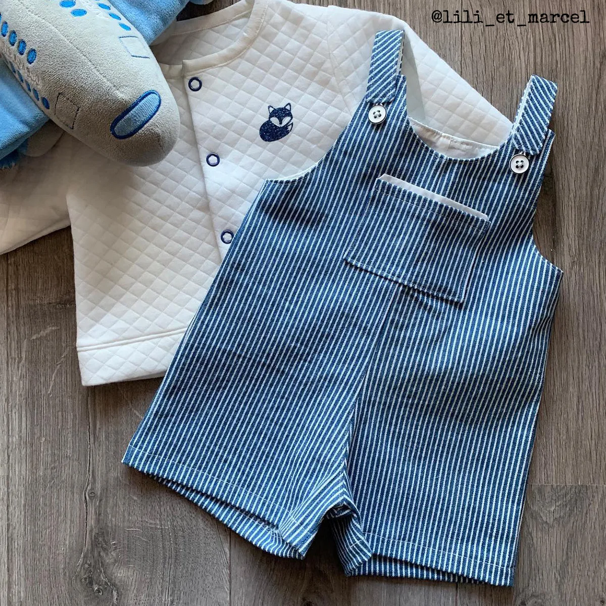 LONDON Dress & Short Overalls - Girl 6-4Y - Paper Sewing Pattern