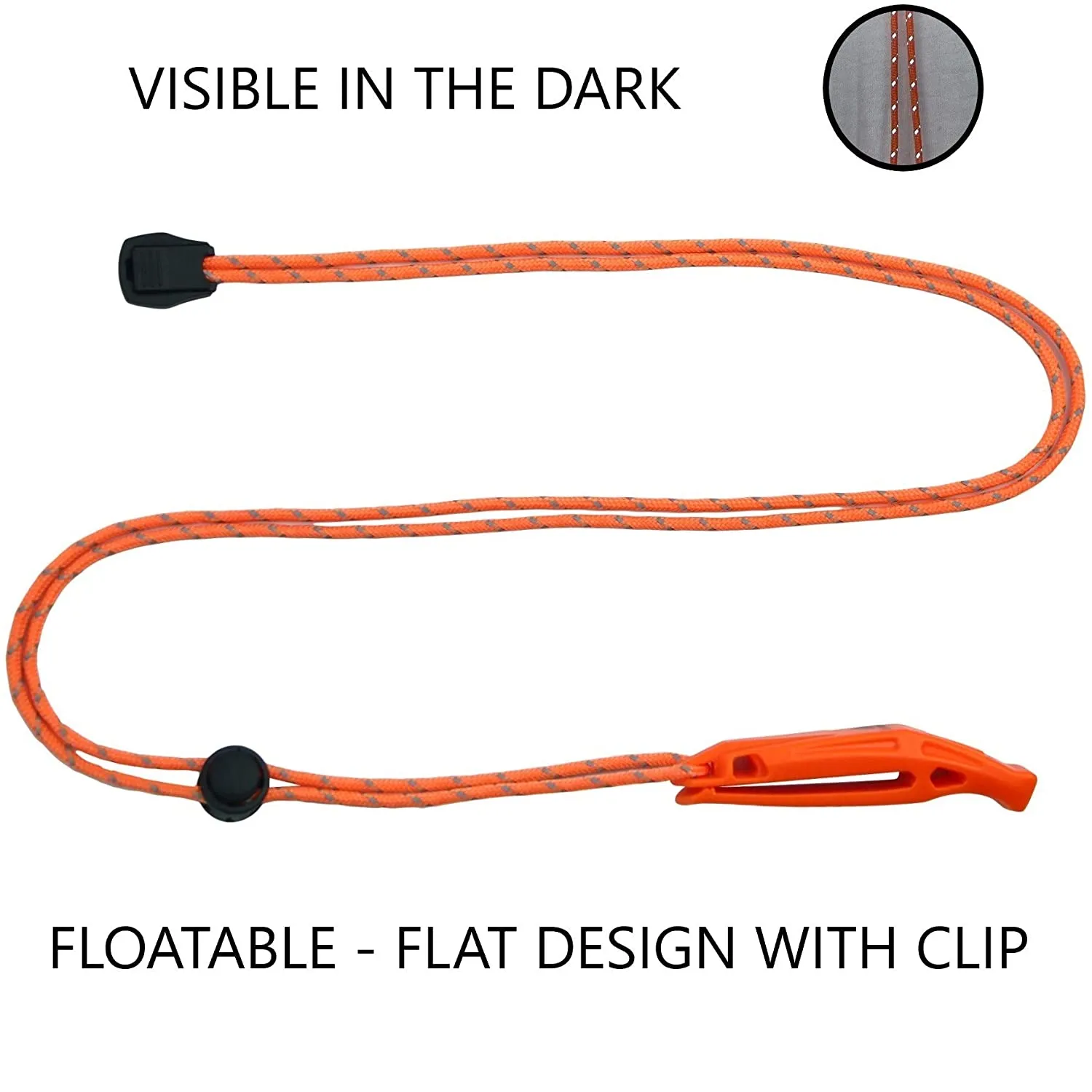 LuxoGear Emergency Whistles With Lanyard Safety Whistle Survival