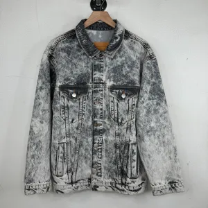 Martine Rose Acid Wash Denim Jacket