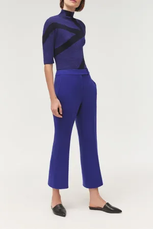 MOCKNECK W/ CIRCULAR KNIT SLEEVE