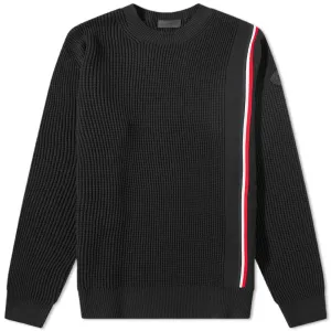 Moncler Tricolor Taping Crew Knit Jumper