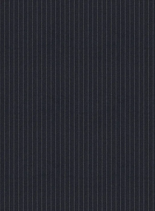 Napolean Mini Stripe Dark Blue Wool Jacket