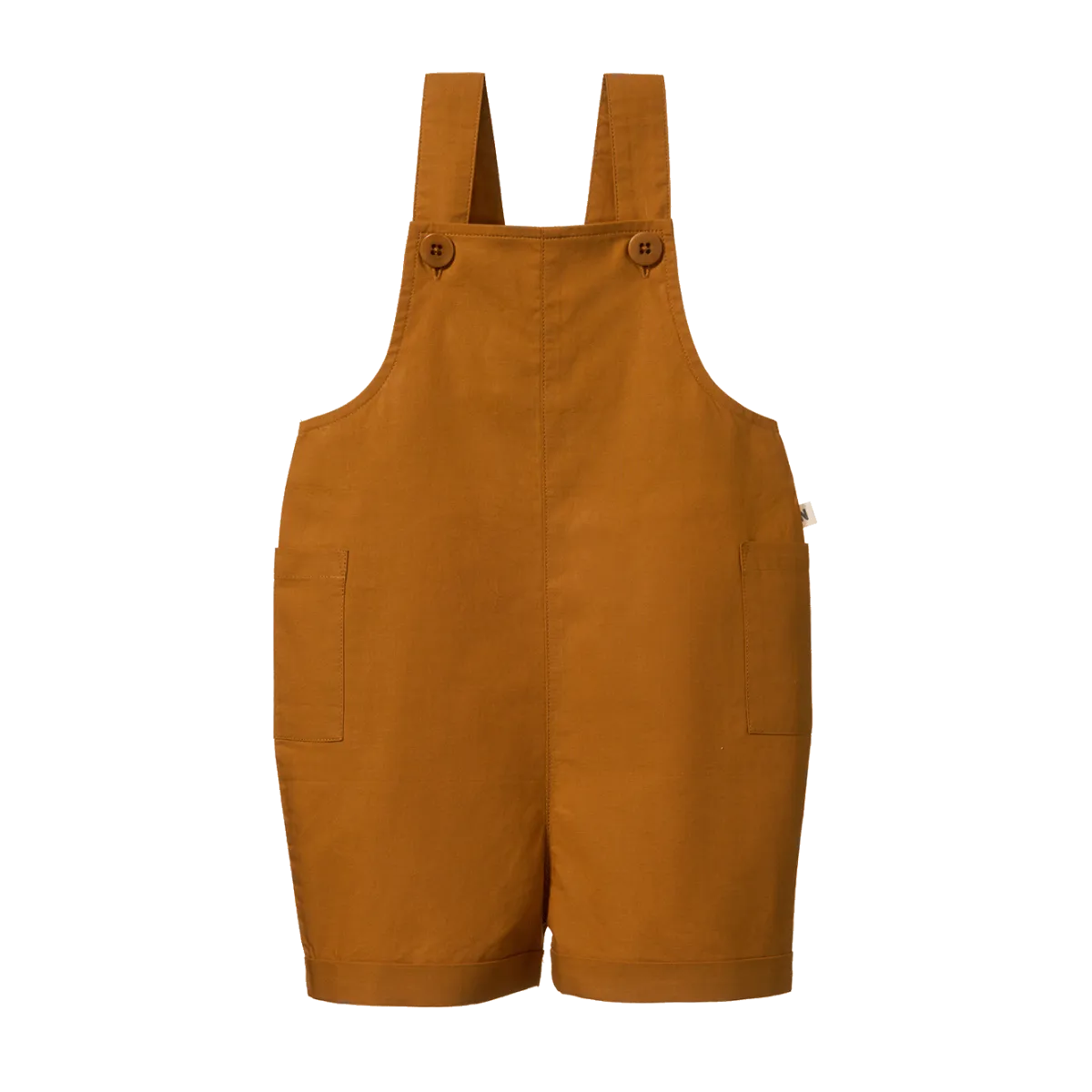 Nature Baby Tucker Shortie Overalls Dijon