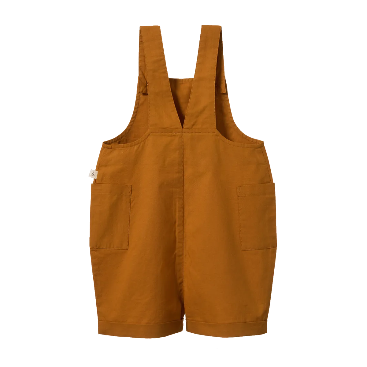 Nature Baby Tucker Shortie Overalls Dijon