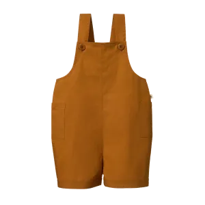 Nature Baby Tucker Shortie Overalls Dijon