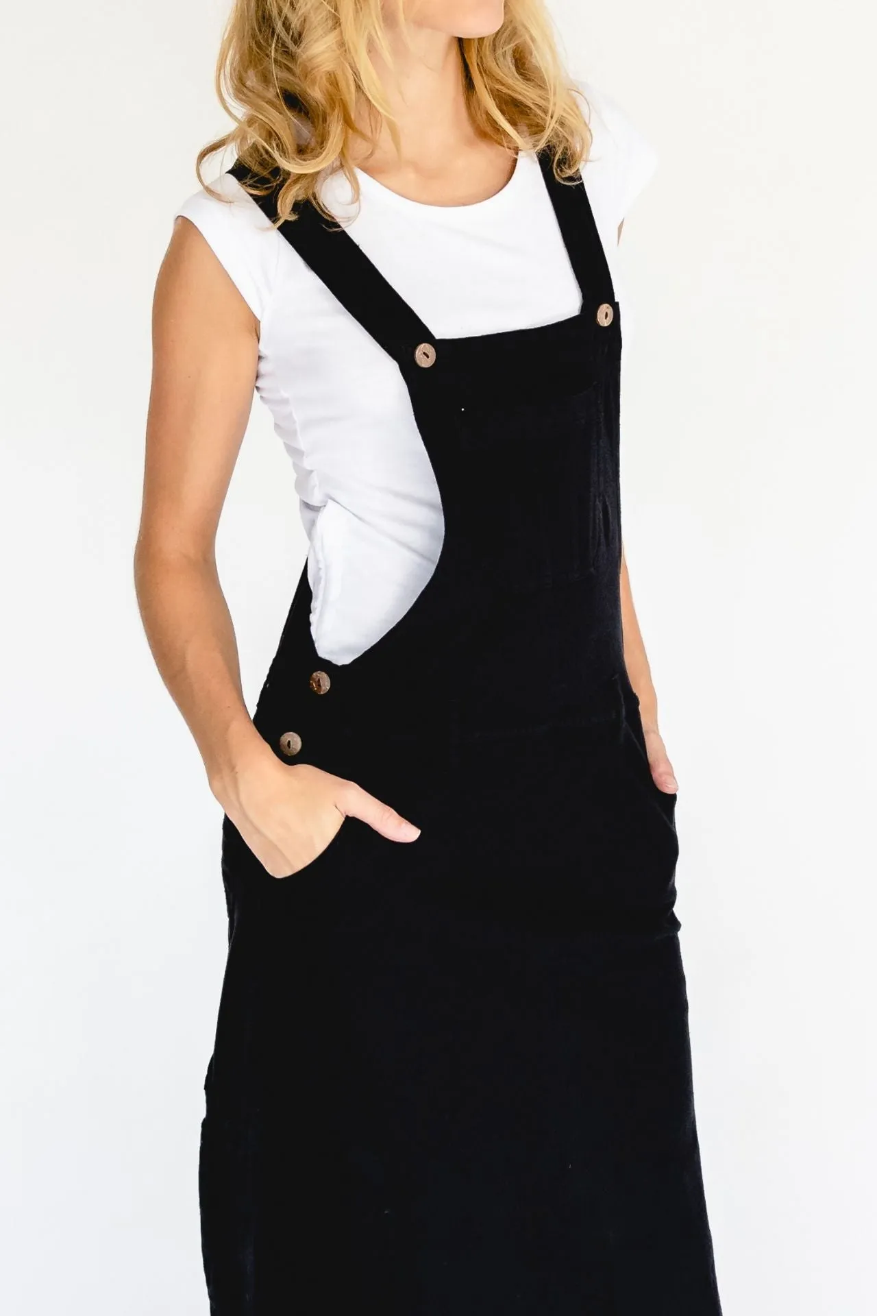 Overall Maxi Dress - Black