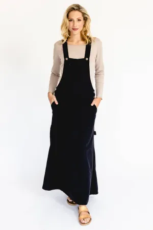 Overall Maxi Dress - Black