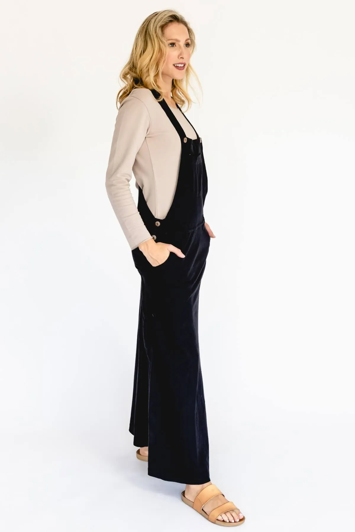 Overall Maxi Dress - Black