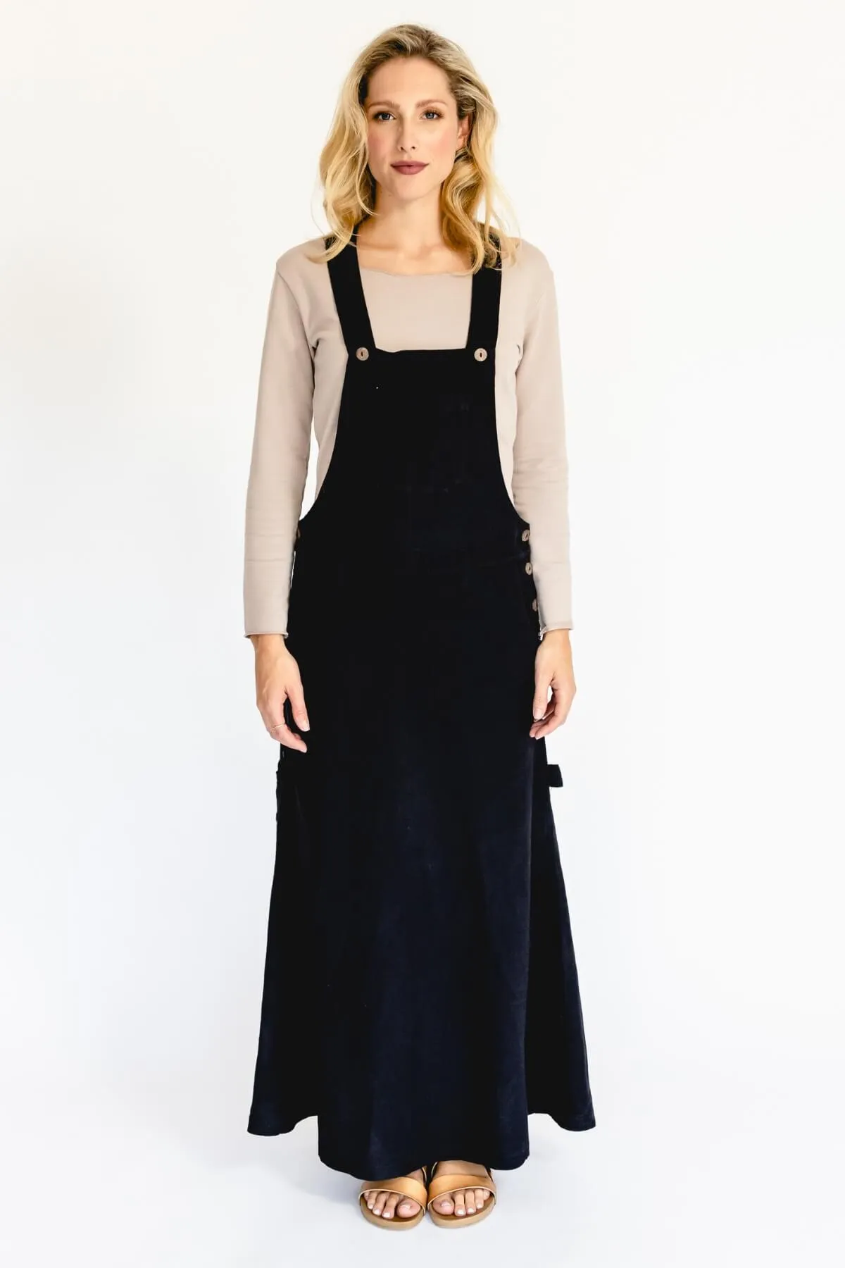 Overall Maxi Dress - Black