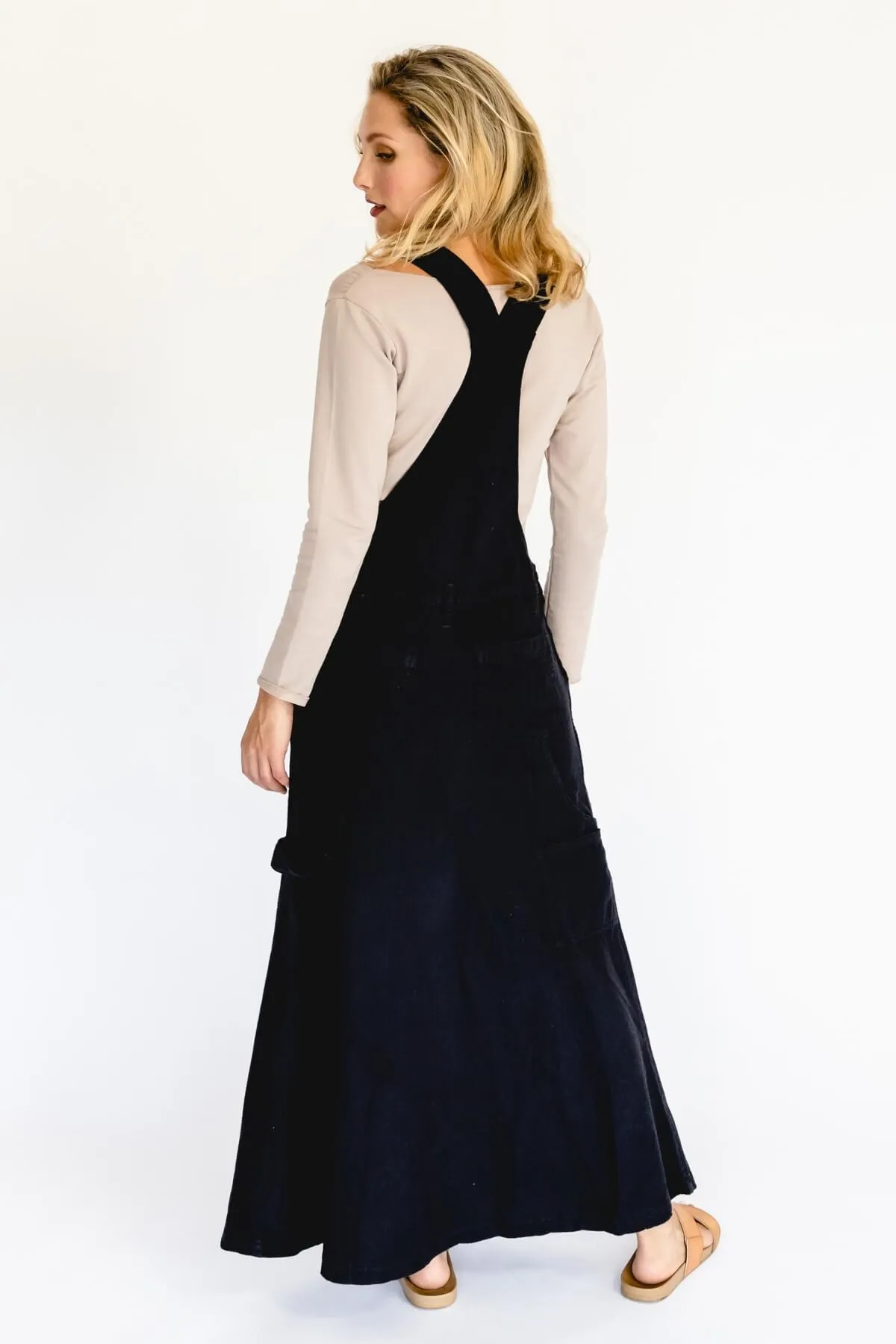 Overall Maxi Dress - Black