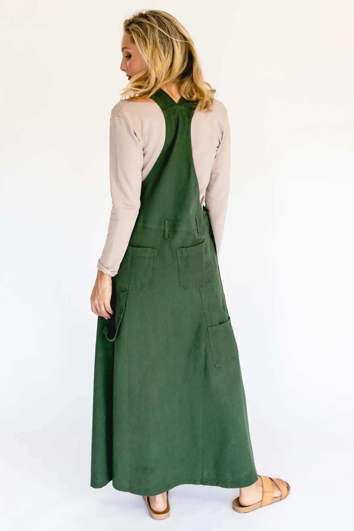 Overall Maxi Dress - Green